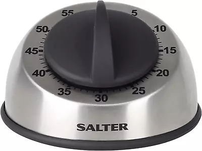 Salter 338 SSBKXR15 Mechanical Kitchen Timer - Countdown Egg Timer 60 Minute C • £29.74