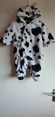Cow Print Snowsuit 3-6 Months • £9.99