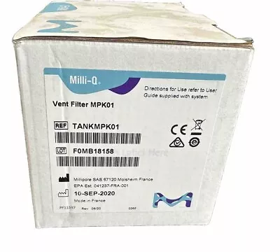 Millipore Milli-Q Vent Filter MPK01 TANKMPK01 • $199