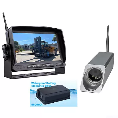 Wireless Reverse Backup Camera System Kit 7  Monitor For Tractor/Forklift/Loader • $159