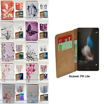 For Huawei Series Mobile Phone - Butterfly Vector Print Flip Case Phone Cover #1 • $13.98