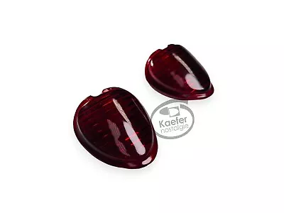 Vw Beetle Bug  Heart  Taillight Upper Lenses 1952-1955 • $75.20