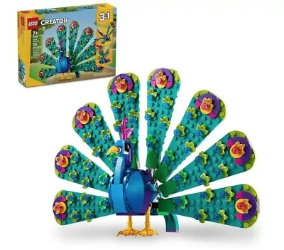 Lego 31157 Exotic Peacock - Creator 3 In 1 - Brand New - AU Seller • $41.88