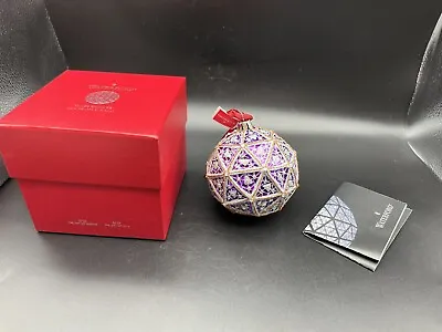 £123.50 • Buy Waterford 2016 Times Square Masterpiece Ball Ornament Purple -New