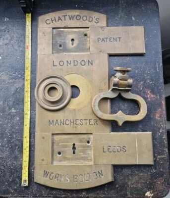 £125.99 • Buy Safe Plaque Safe Plate Escutcheon Chatwood's Double Escutcheon 