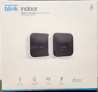 Blink Indoor Wireless HD Home Security Camera System - 2 Camera Kit • $92.90