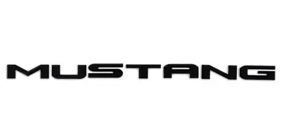 99-04 Mustang Bumper Letters Plastic Inserts Decals 3M Adhesive Stickers Black • $21.72