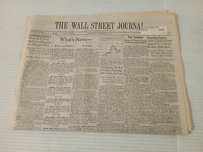 $5.99 • Buy Wall Street Journal Pacific Coast Ed October 4 1976 A Forgiving Ma Bell