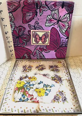 Vintage Ladies Hanky/Handkerchief Gift Boxed Set NOS Japan Sold By JC Penny {T} • $9.99