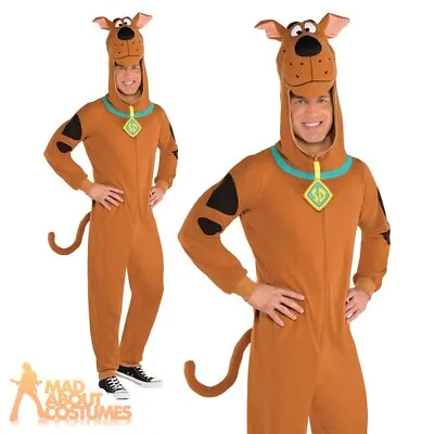 £35.99 • Buy Adults Scooby Doo Costume Fleece Fancy Dress Dog  Book Day Week Halloween Mens