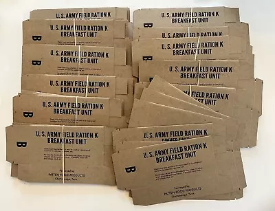 WWII K-Ration Box FULL CRATE Set – Mid-War American Made • $188