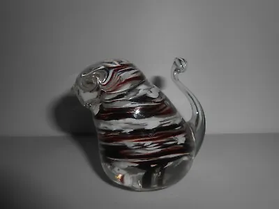 MURANO ART GLASS CAT FIGURINE - 6cm Tall  • $16.41