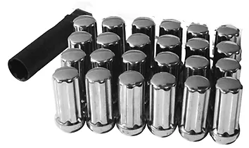 9/16  Spline Long Bulge Lug Nut Set 20 Truck Dodge Ram 1500 5 Lug Truck W/ Key • $22.99