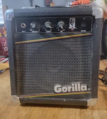  Vintage Working GG-20 Gorilla 30 Watt Amplifier Vintage 1987 Has Original Tag  • $60