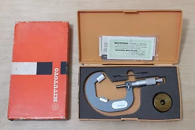 Mitutoyo Outside V- Anvil Micrometer 40-55mm  114 - 104 Made In Japan • $91.32