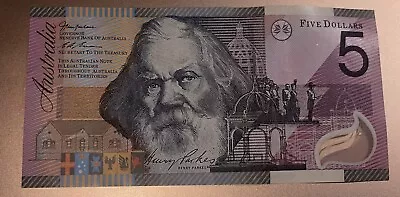 $5 Note Commemorative 2001 Australia Centenary Of Federation **Good Condition** • $4000