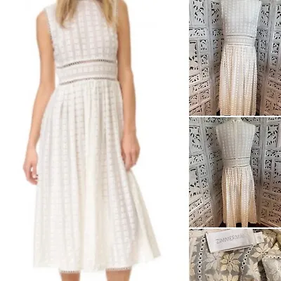 EXCELLENT CONDITION - Zimmermann - Zephyr Broderie Picnic Dress - Size 12 • $349