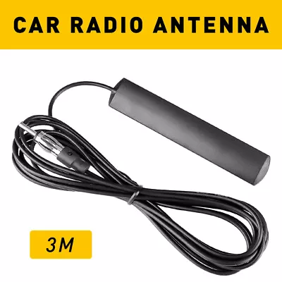 10Ft Car Radio Antenna Extension Cable Car FM AM Radio Adhesive Hidden Antenna • $8.35