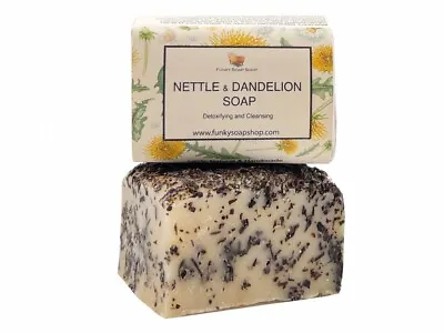 1 Piece Nettle And Dandelion Soap Bar 100% Natural Handmade 65g  • £4.90