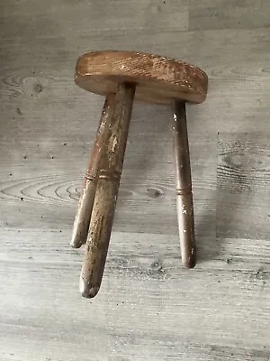 Old Hardwood Milking Stool. • £45