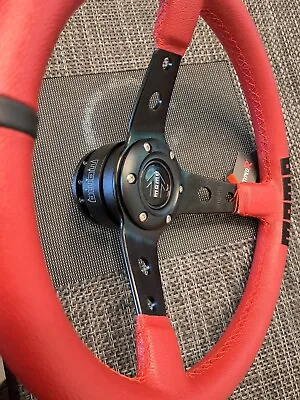 MOMO Steering Wheels & Quick Release 350mm 14' &  Sport Steering Wheel.  • $170