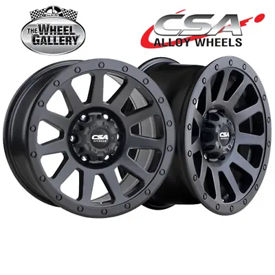 CSA Ridgeline Large Cap 20x9 6/139.7 35P Satin Black Set Of Alloy Wheel Wheels • $1596