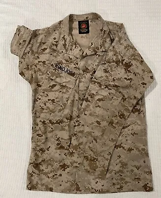 US Marine Corps Digital Camo Military Jacket Size Small Regular Men's • $17.95