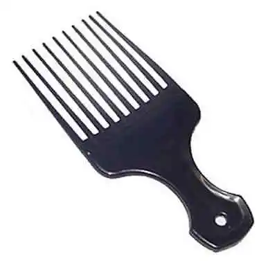 $1.99 • Buy 5 1/4   Black Plastic Afro Hair Lifting Pik Pick Annie Style Comb Pro Pocket