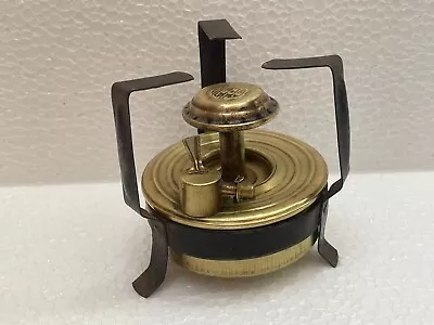 Vintage Handmade Kerosene Brass Portable Small Camping Stove / Lamp Collectible • $90.25