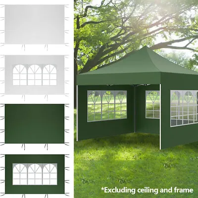 $25.29 • Buy 3x3M Gazebo Tent Marquee Canopy Heavy Duty W/Sides Waterproof Wedding Party ✔