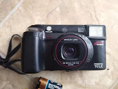 Minolta Freedom Tele Point & Shoot 35mm Camera With Strap Untested • $20