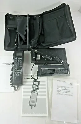 $19.99 • Buy Vintage Motorola Car Bag Cell Mobile Phone Air Touch SCN2523A USA FOR PARTS