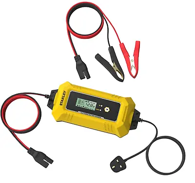 Stanley Car Battery Charger 8 Amp 12V Fast Smart Automatic RRP £79.99 • £49.99