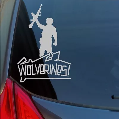 Wolverines Vinyl Sticker Decal Red Dawn Soviet Communist War Rebel School AK-47 • $2.95