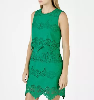 $49.95 • Buy Marcs MARCS New Green Lace Double Layer Dress Size 12/ 14 BNWT Free Postage