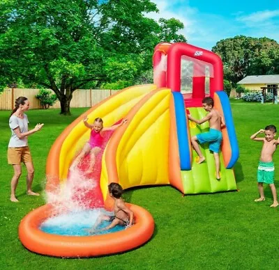Bestway H2OGO Inflatable Kids Mega Bouncy Castle Water Park Pool Water Slide Fun • $2791.48