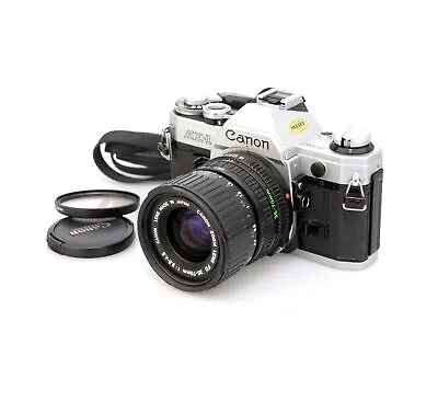 Canon AE-1 SLR Film Camera W/ Canon 35-70mm F/3.5 FD Zoom Lens • £199.99