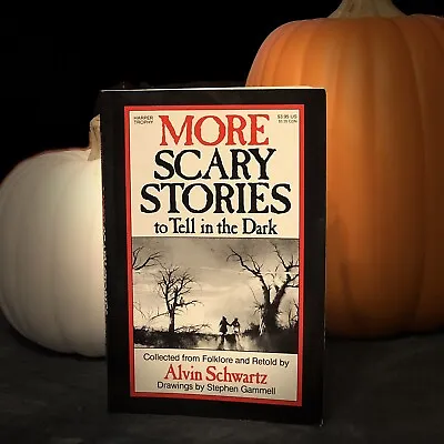 Vintage ‘84 More Scary Stories To Tell In The Dark Book Harper Trophy A Schwartz • $4.99