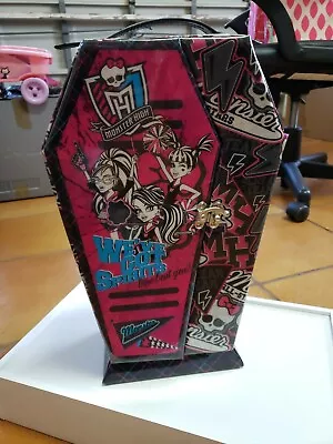 Monster High All Stars Coffin Accessory Makeup Storage Carrying Case 14  Mattel • $9.99