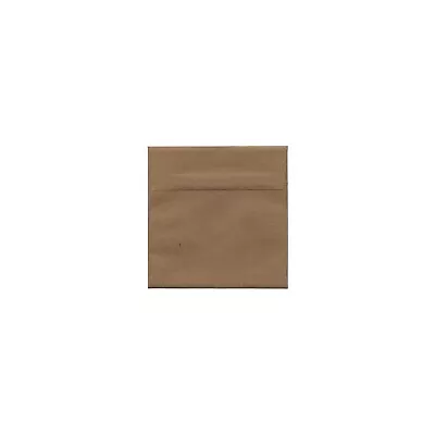 JAM Paper 5.5 X 5.5 Square Invitation Envelopes Brown Kraft Paper Bag Bulk • $190.99