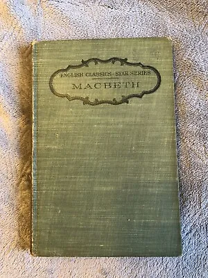 Antique MACBETH Book ~ Shakespeare ~ 100+ Year Old Book ~ 1900 Era ~ Illustrated • $750