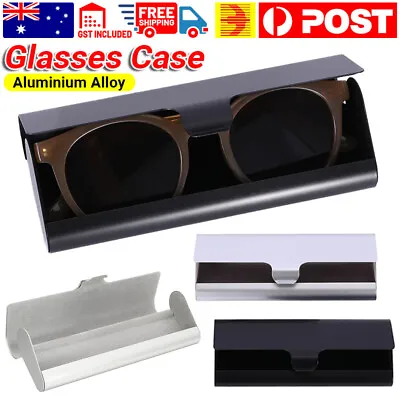 $12.45 • Buy Slim Matte Hard Metal Spectacles Case Reading Glasses Eyeglasses Case Holder Box