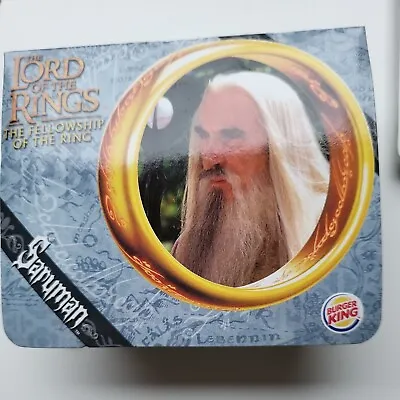 Burger King Lord Of The Rings Saruman Figure And Playcard 2/27 2001 • £3.99