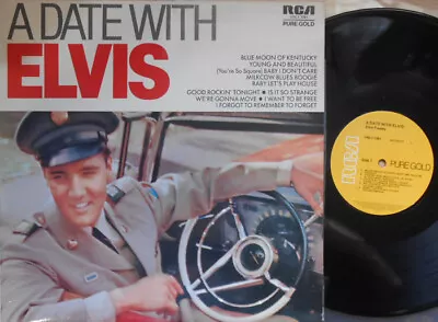 Elvis Presley OZ Reissue LP A Date With Elvis NM ’82 Orange RCA VNL1 7391   • $29.95