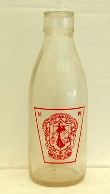 Milk Bottle : Lovely 1950's North West NDA   Dairymaid   Dairy .... • $9.93
