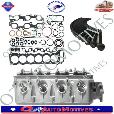 Assembled Cylinder Head 3y 8v Fits Toyota Hilux + Gasket Kit + Bolts Set 1988-94 • $352.51