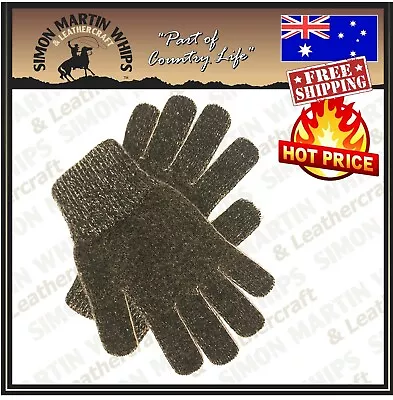 Possum Fur Merino Wool Gloves Knitwear Made In New Zealand • $26.97