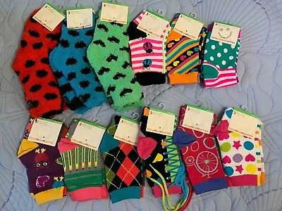 LittleMissMatched Ankle Socks Sz 9-11 **COLORFUL! NEW PATTERNS Mismatched Socks • $7.25