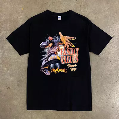 Family Values 1999  Limp Bizkit DMX Redman Primus Method Man Halloween T Shirt • $11.99