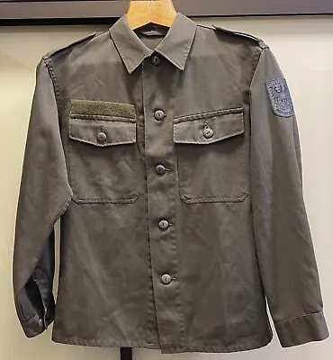 Original Austrian BH Army Combat Shirt Military Olive Green BDU Field • $18